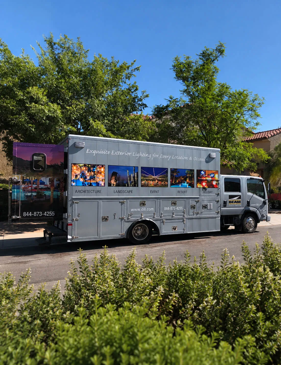 BEAM Luxury Lighting service truck